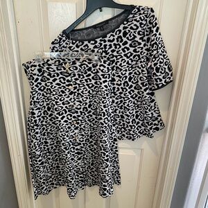 Marc New York Skirt and Blouse